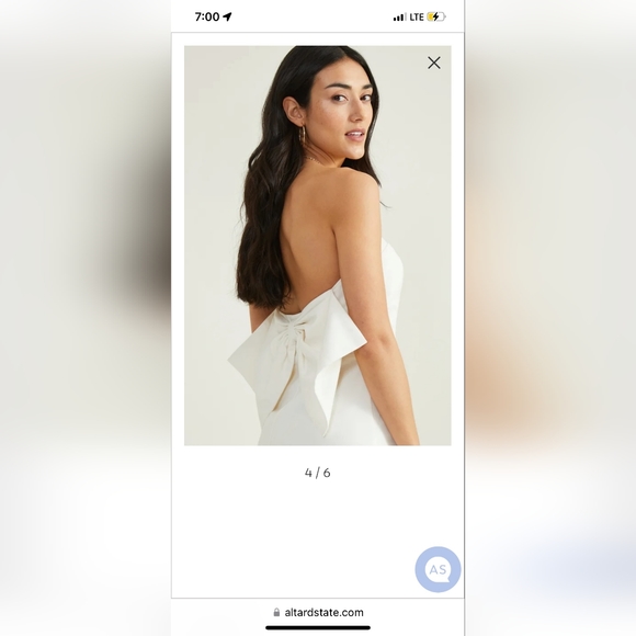 Lila Strapless Bow Dress - Picture 3 of 4